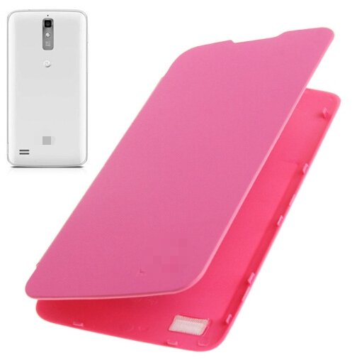 Flip Back Cover / Replacement Leather Case for Huawei Ascend G710 / A199 (Magenta)