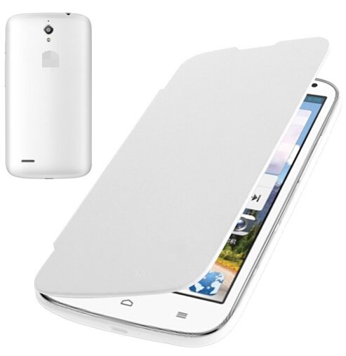 Flip Back Cover / Replacement Leather Case for Huawei Ascend G610 (White)