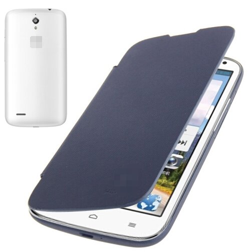 Flip Back Cover / Replacement Leather Case for Huawei Ascend G610 (Navy Blue)