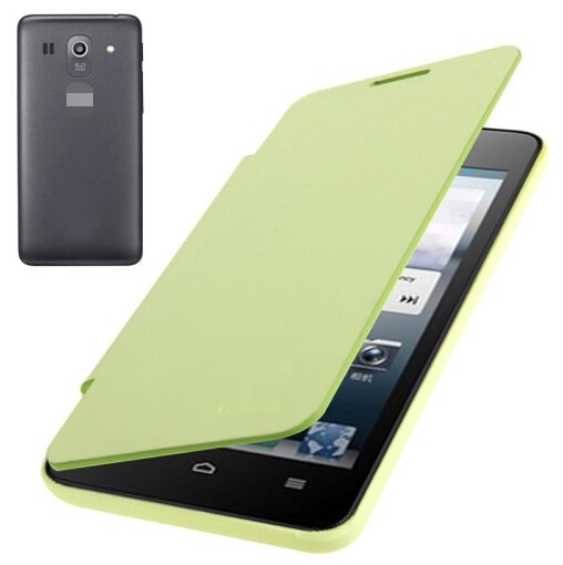 Flip Back Cover / Replacement Leather Case for Huawei Ascend G520 (Light Green)