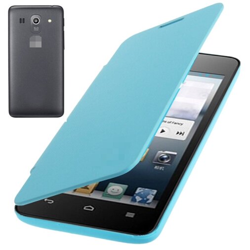 Flip Back Cover / Replacement Leather Case for Huawei Ascend G520 (Blue)