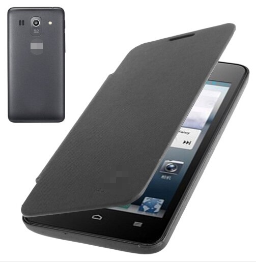 Flip Back Cover / Replacement Leather Case for Huawei Ascend G520 (Black)