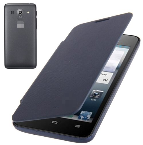 Flip Back Cover / Replacement Leather Case for Huawei Ascend G520 (Navy Blue)