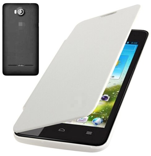 Flip Back Cover / Replacement Leather Case for Huawei Ascend G510 (White)