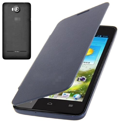 Flip Back Cover / Replacement Leather Case for Huawei Ascend G510 (Navy Blue)