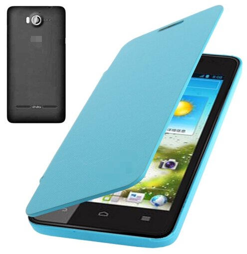 Flip Back Cover / Replacement Leather Case for Huawei Ascend G510 (Blue)