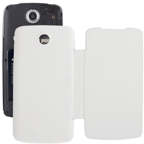 Brushed Texture Horizontal Flip Back Cover / Replacement Leather Case for Lenovo A630T (White)