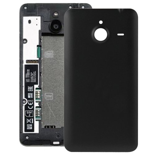 Frosted Surface Plastic Back Housing Cover Replacement for Microsoft Lumia 640XL(Black)