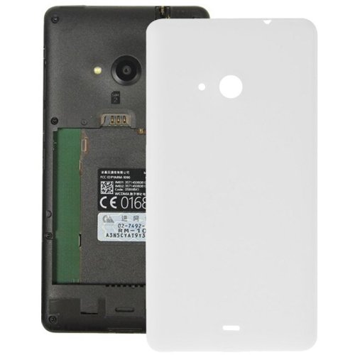 Frosted Surface Plastic Back Housing Cover Replacement for Microsoft Lumia 535(White)