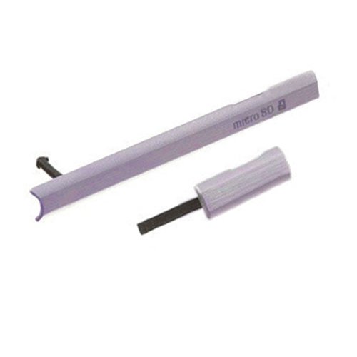 Micro SD SIM Card Cap USB Data Charging Port Dustproof Block Set for Sony Xperia Z Ultra Purple