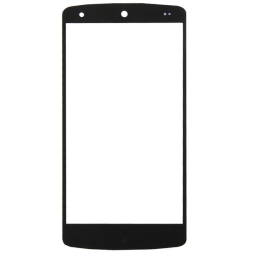 Front Screen Outer Glass Lens Replacement for Google Nexus 5(Black)