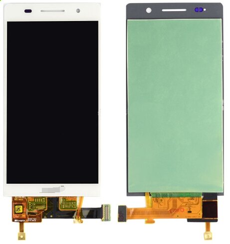 LCD Screen + Touch Screen Digitizer Assembly for Huawei Ascend P6(White)
