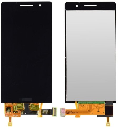 LCD Screen + Touch Screen Digitizer Assembly for Huawei Ascend P6(Black)
