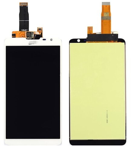 LCD Screen + Touch Screen Digitizer Assembly for Huawei Ascend Mate2(White)