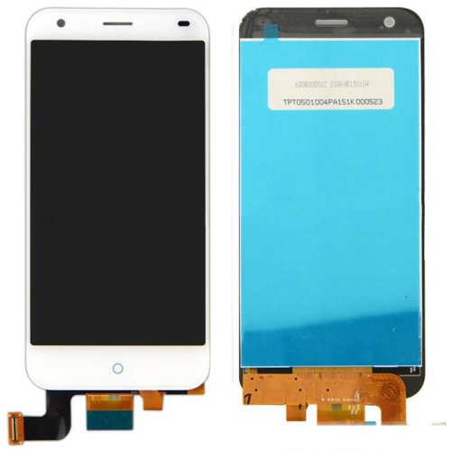 LCD Screen + Touch Screen Digitizer Assembly for ZTE Blade S6(White)