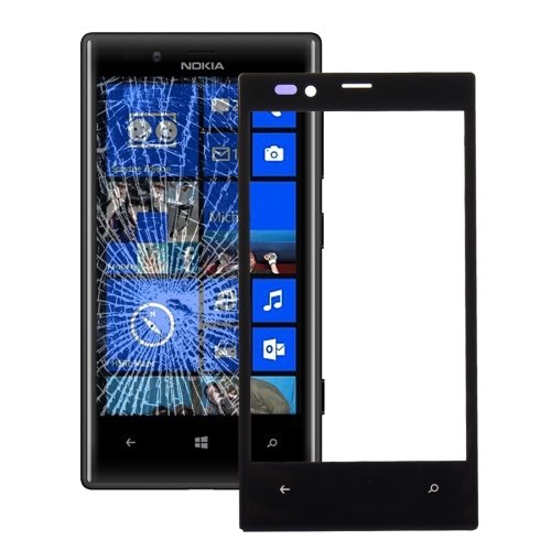 Nokia Lumia 720 Front Screen Outer Glass Lens(Black)