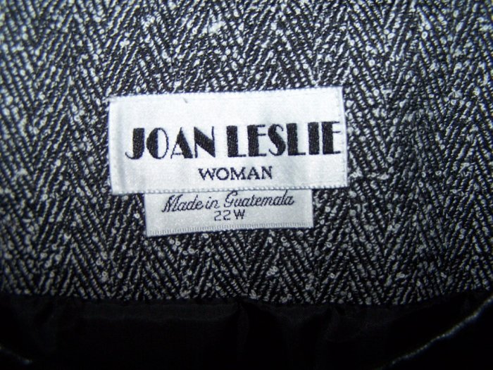 Womens 22W 24W Joan Leslie Plus Size Career Suit 22 24