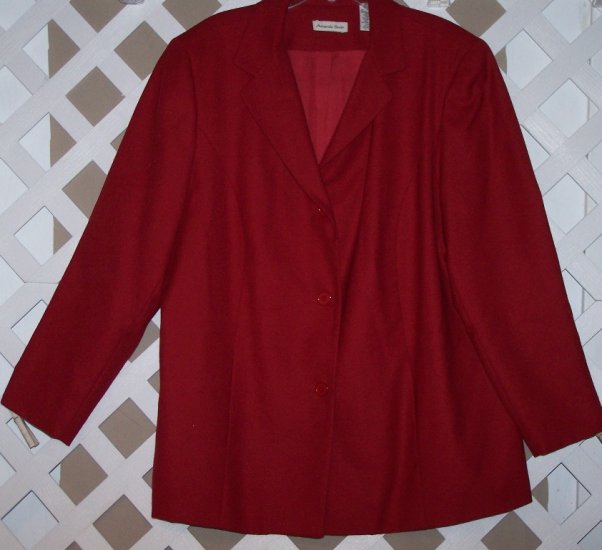 Womens 22W 24W Amanda Smith Plus Size Career Suit 22 24