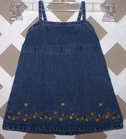 Baby Girls Old Navy Denim Dress Size XS 0-3 Months