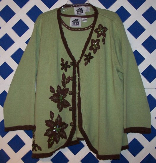 Storybook Knits Autumn Serenity 2 Piece Sweater Size 3X