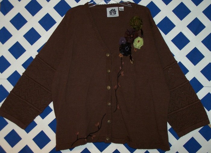 Storybook Knits Pointelle Perfection Sweater Size 3X