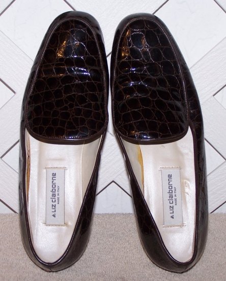 Women’s Brown Liz Claiborne 7.5 Shoes Made in Italy Size 7 ½