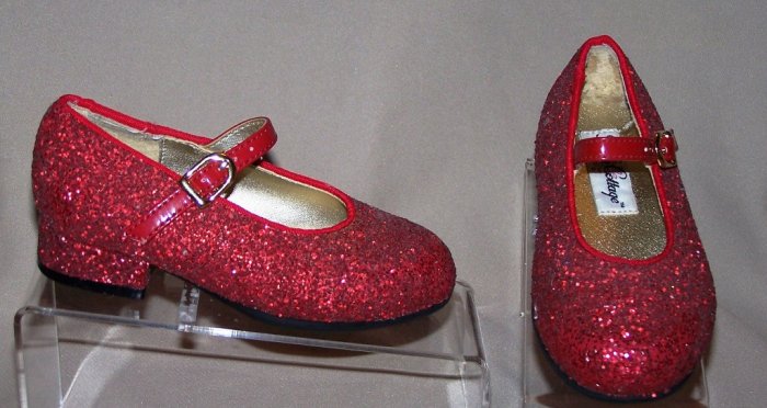 Girls Ruby Red Dorothy Wizard of Oz Slippers Shoes 7 Rose Cottage
