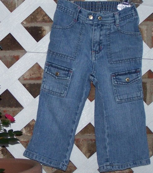 Girls Old Navy Denim Jeans 18-24 Months BTS Cute!
