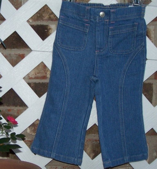 Girls Old Navy Denim Jeans 18-24 Months BTS Cute!