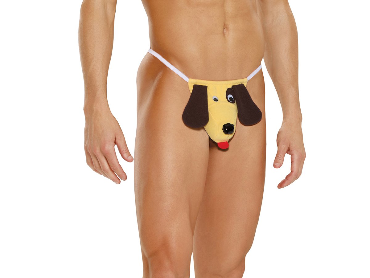 Dog Pouch Men's G-String Thong - One Size
