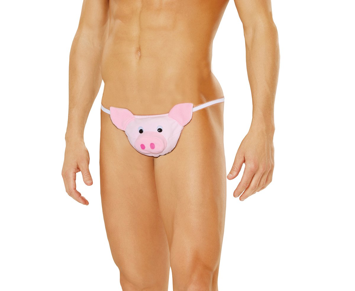 Pig Pouch Men's G-String Thong - One Size