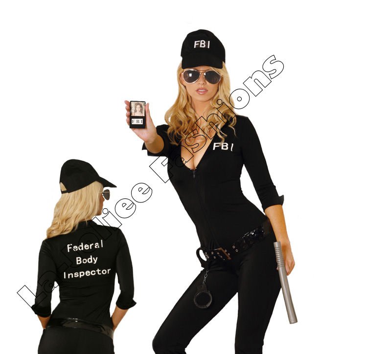 7pc Sexy FBI Agent Costume - Small