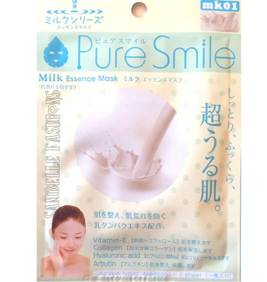 Pure Smile Milk Essence Face Mask - 1 sheet