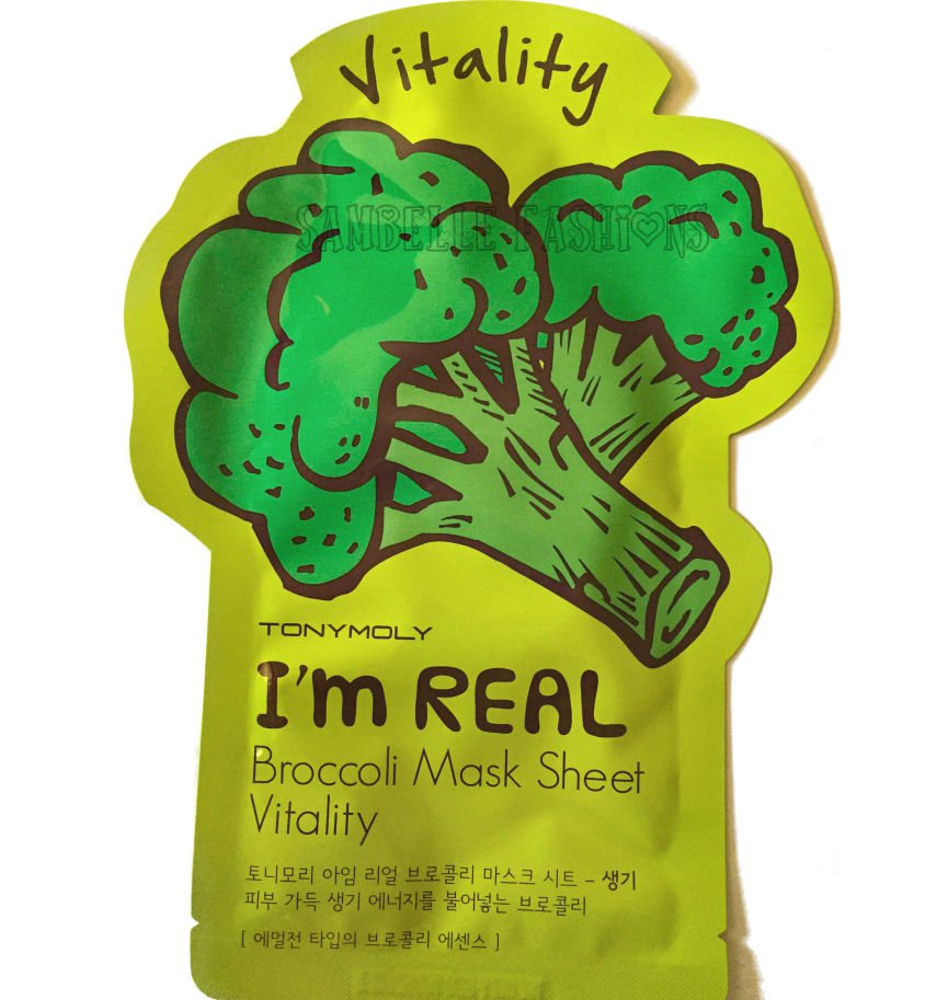 TonyMoly Vitality Broccoli Essence Face Mask - 1 Sheet