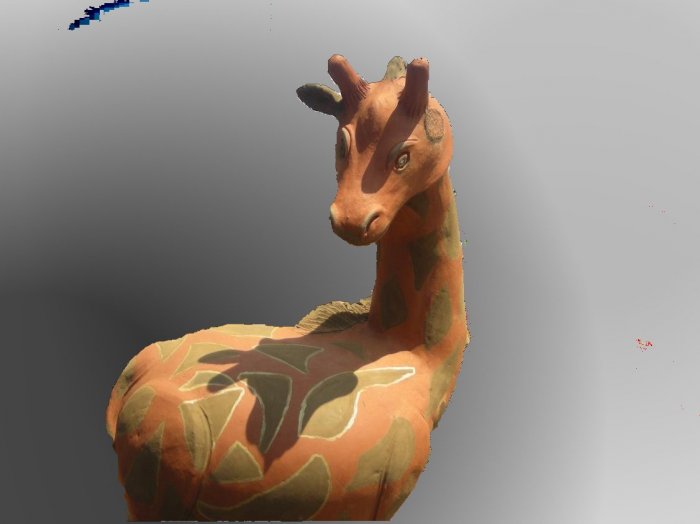 Giraffe sculpture