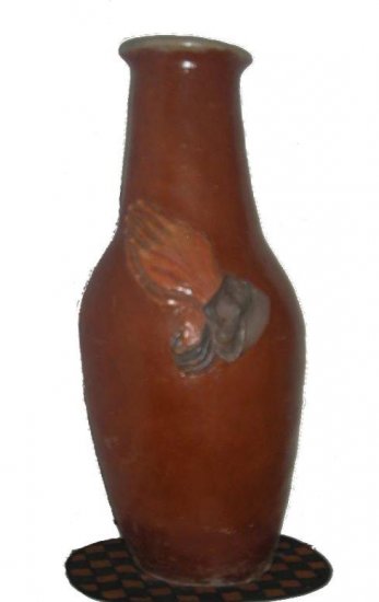 clay pot with The Praying Hands