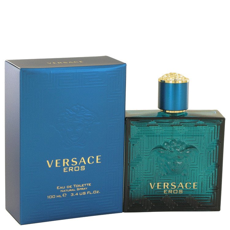 Versace Eros Cologne for Men by Versace (3.4 oz Eau De Toilette Spray)