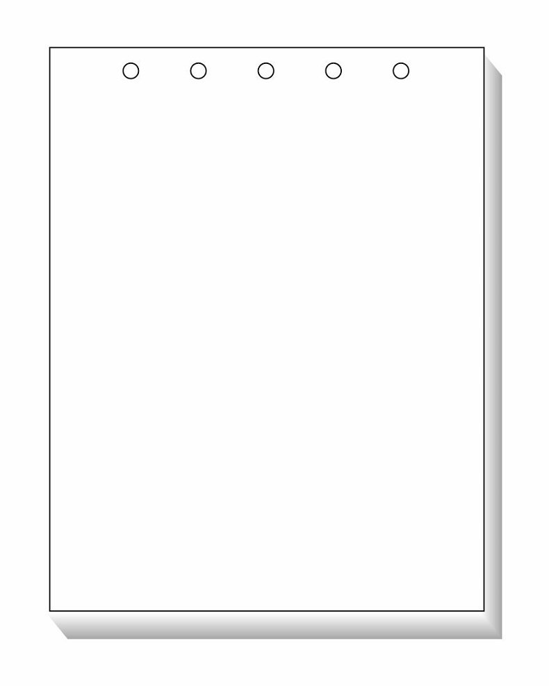 TOPS Laser Cut Sheet Paper, 5-Hole Punched, Top, 8.5 x 11 Inches, 500 Sheets, White (05080)
