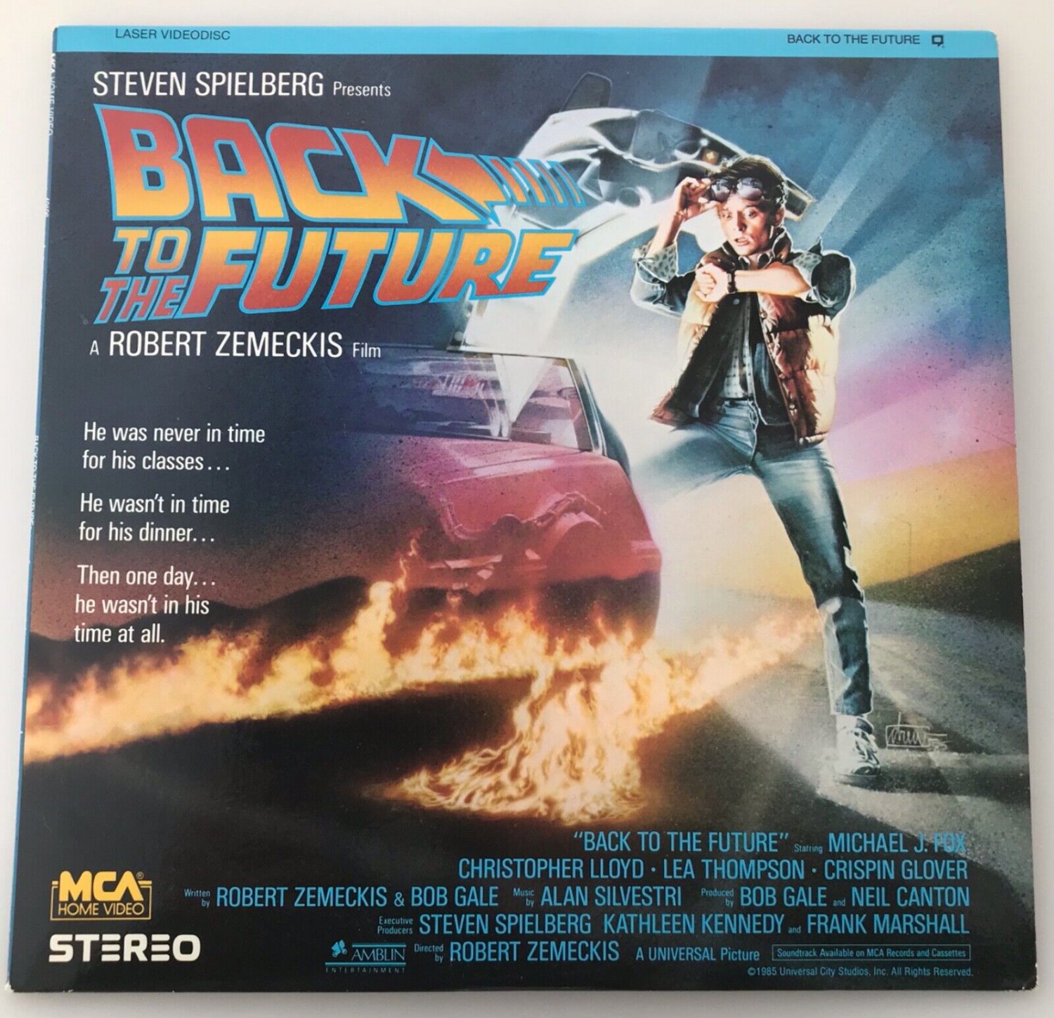 Back To The Future Part I Laserdisc Extended Play Mca Huey