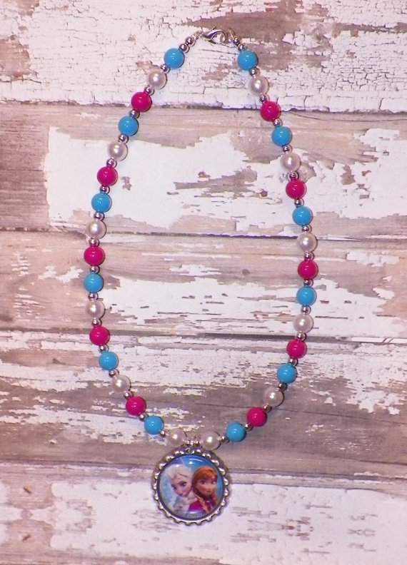 Custom Boutique Disney Frozen Sisters Necklace