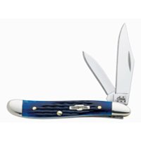 Case Bone Blue Peanut Knife