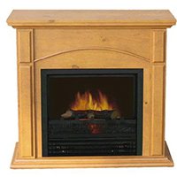 Electic Oak Fireplace