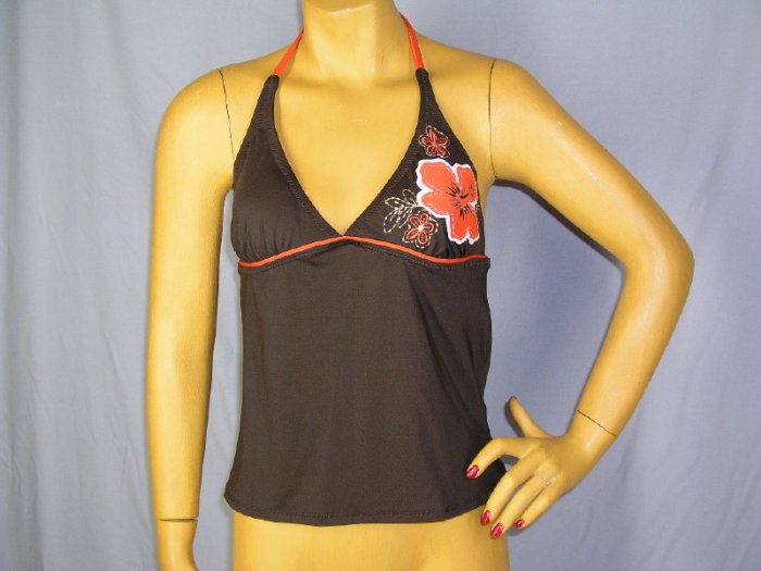 SPEEDO Tankini Halter Top Small S 4 6 New Womens