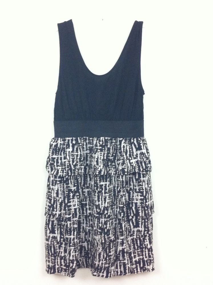 MOSSIMO BLACK SLEEVELESS BEACH SUMMER CRUISE DRESS SIZE SMALL