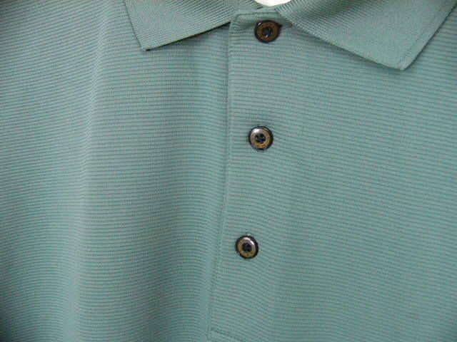 NEW Grand Slam Mens Golf Green Polyester Polo Shirt Large NWOT