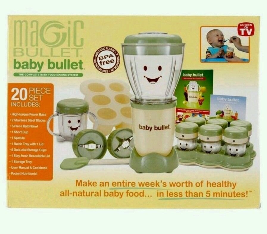 Baby Bullet by Magic Bullet Complete Baby Food Making System 20 Piece Set