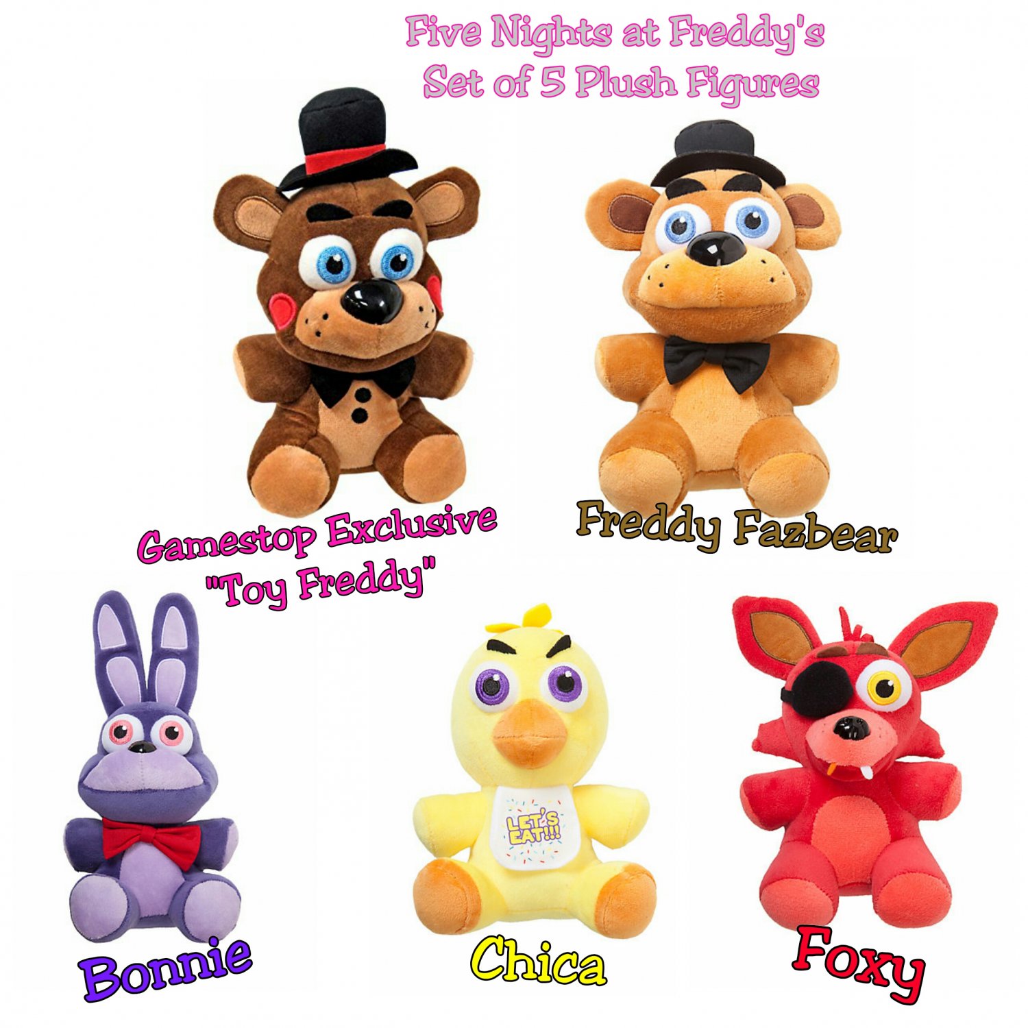 five nights at freddy's exclusive plush