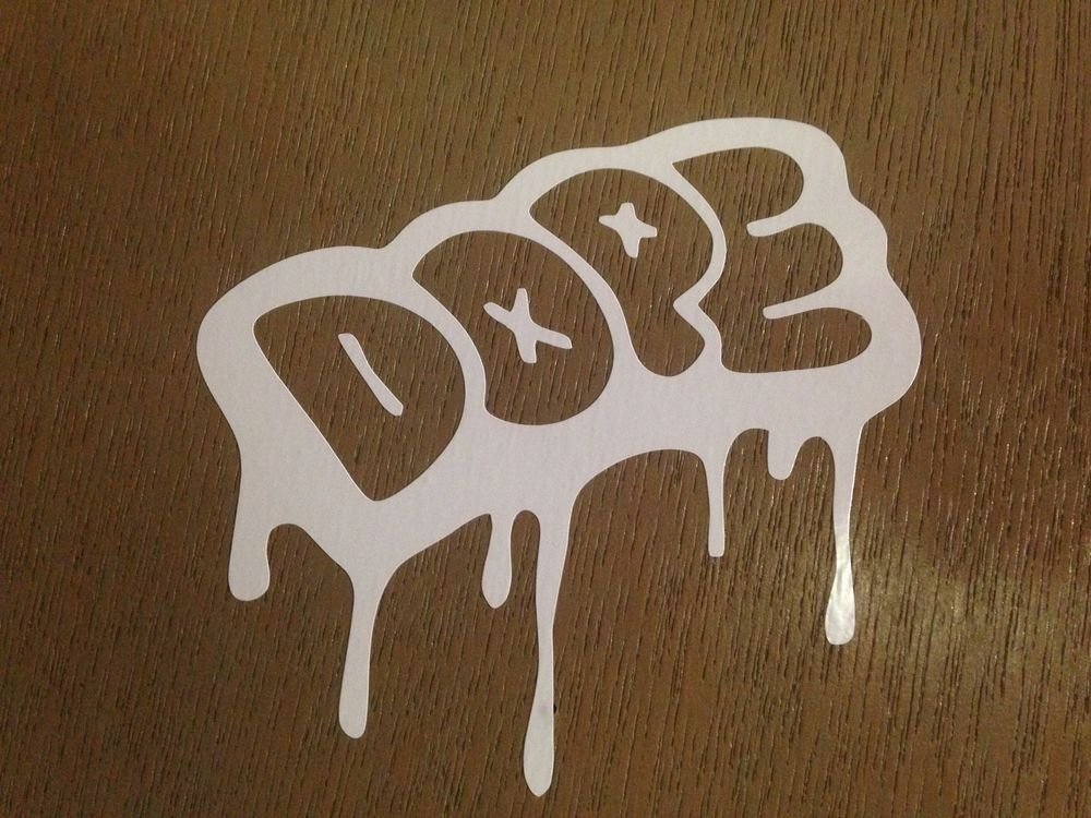 4" DOPE DRIPPING MELTING decal window sticker vinyl decal jdm car truck