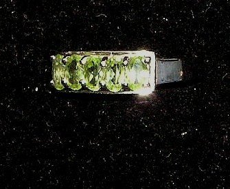 Peridot multi-stone ring