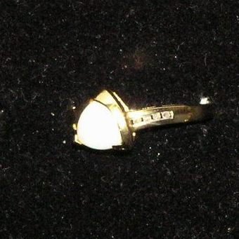 Opal and Diamond ring